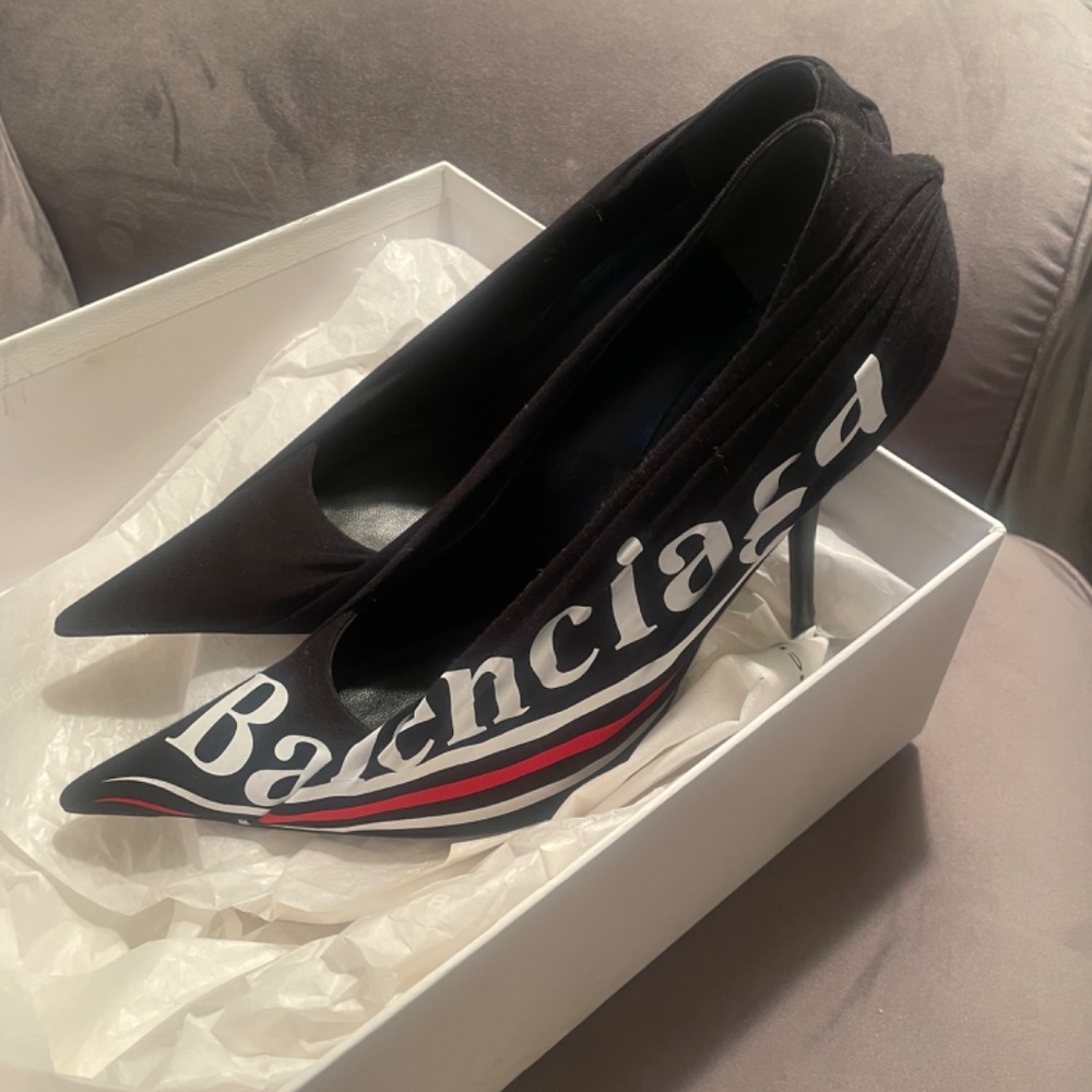 Balenciaga Jersey Heels - Picture 2 of 8